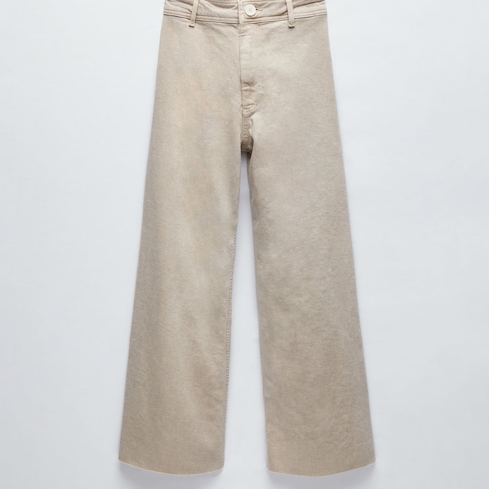 Beige High waisted jeans Zara size 6 - used